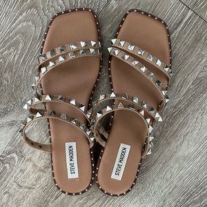 Steven Madden Skyler Tan Sandals